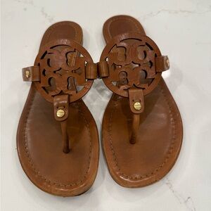 Tory Burch miller sandal - vintage Vachetta leather - size 7.5